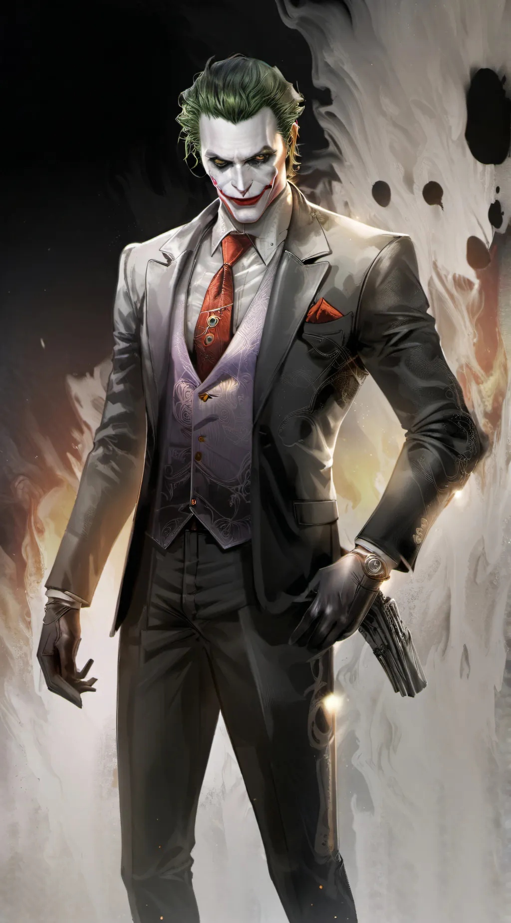 ai character: The Joker background
