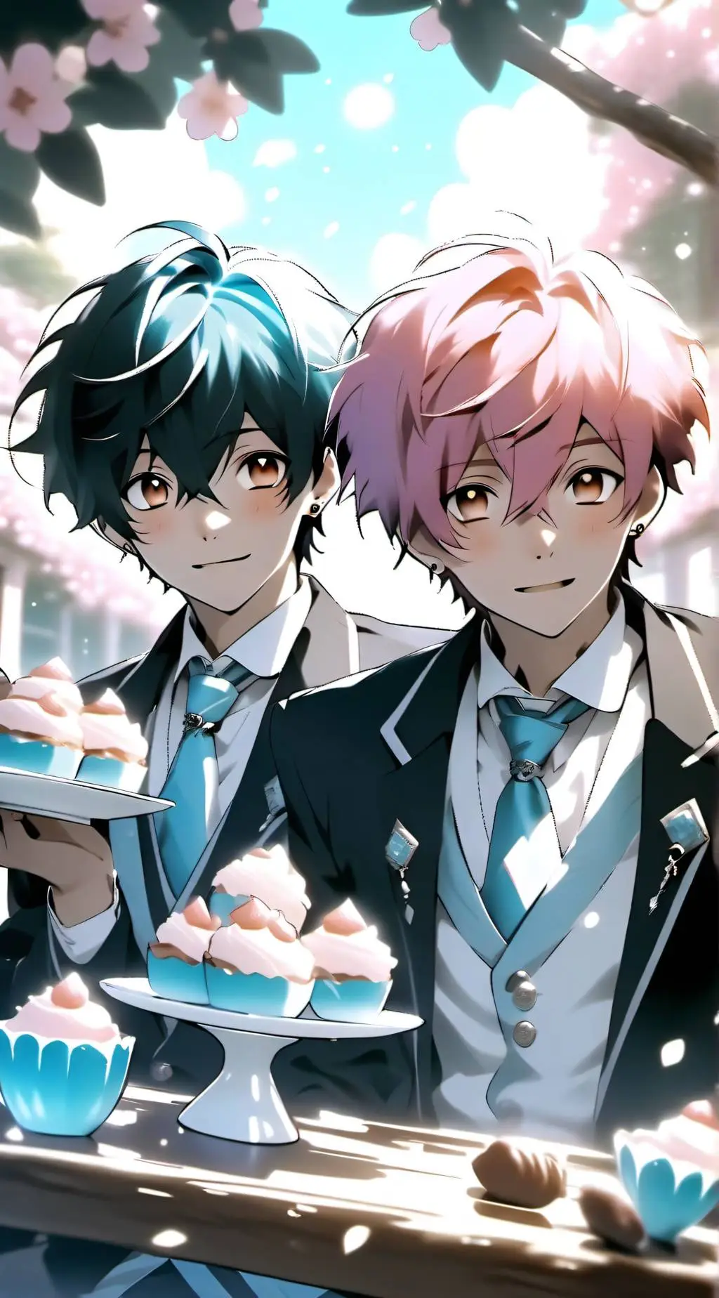 ai character: Kaoru and Hikaru  background