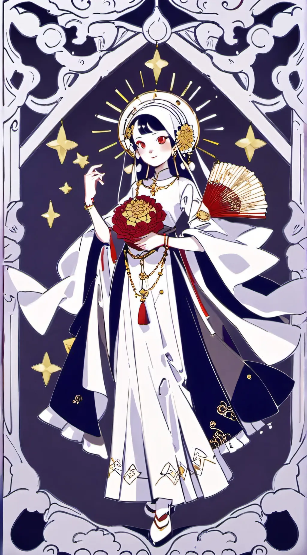 ai character: pomni  and   ragat background