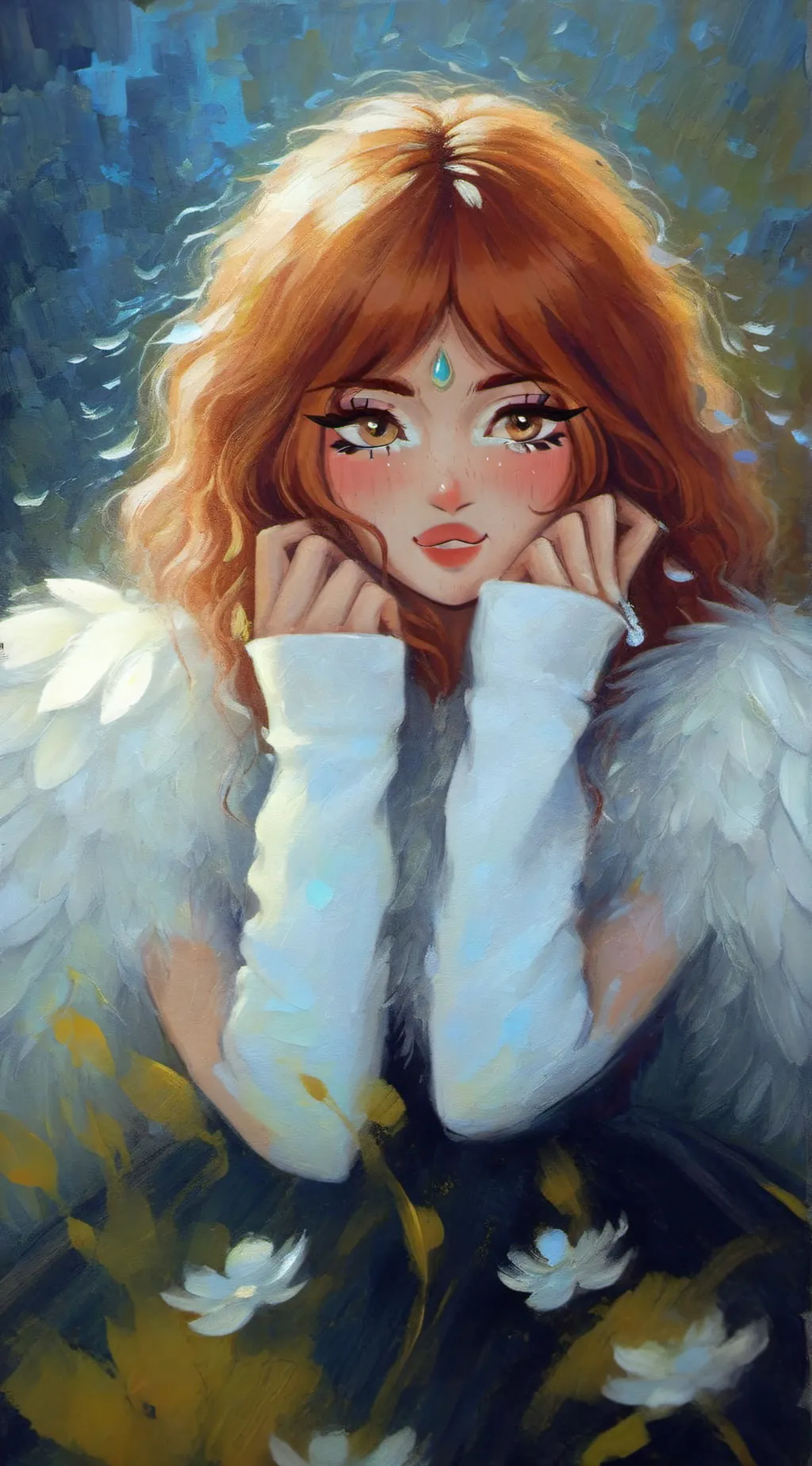 ai character: New girl part3🎀 background