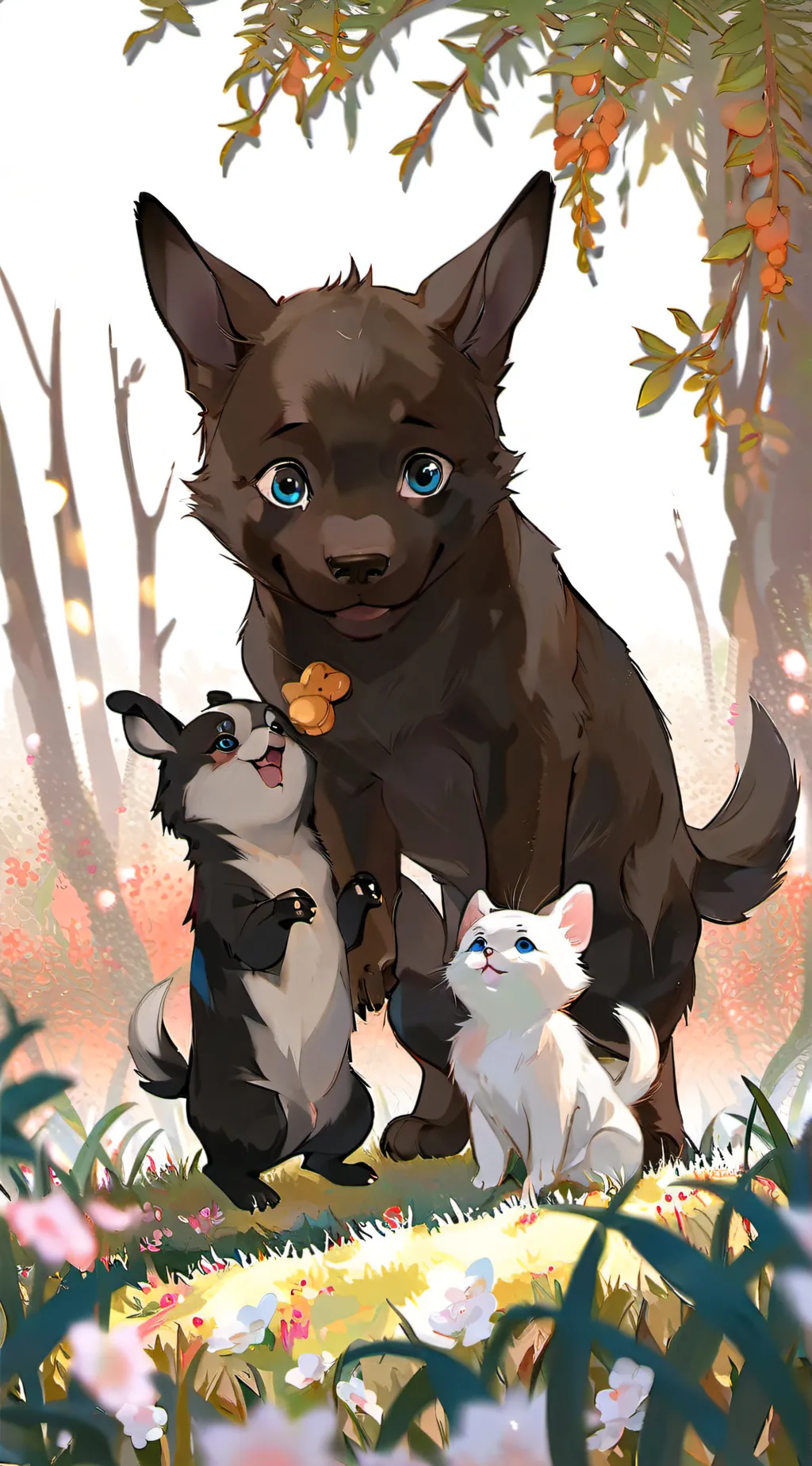 ai character: Della.  Coco.mesa background