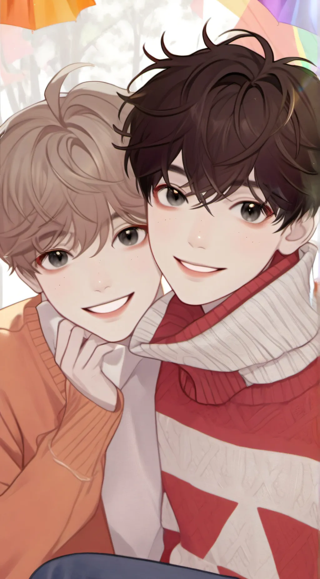 ai character: Evan and Alexander background