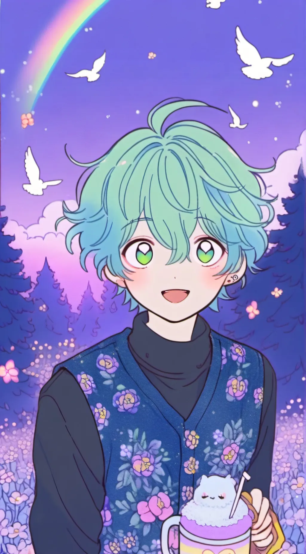 ai character: mha and you background