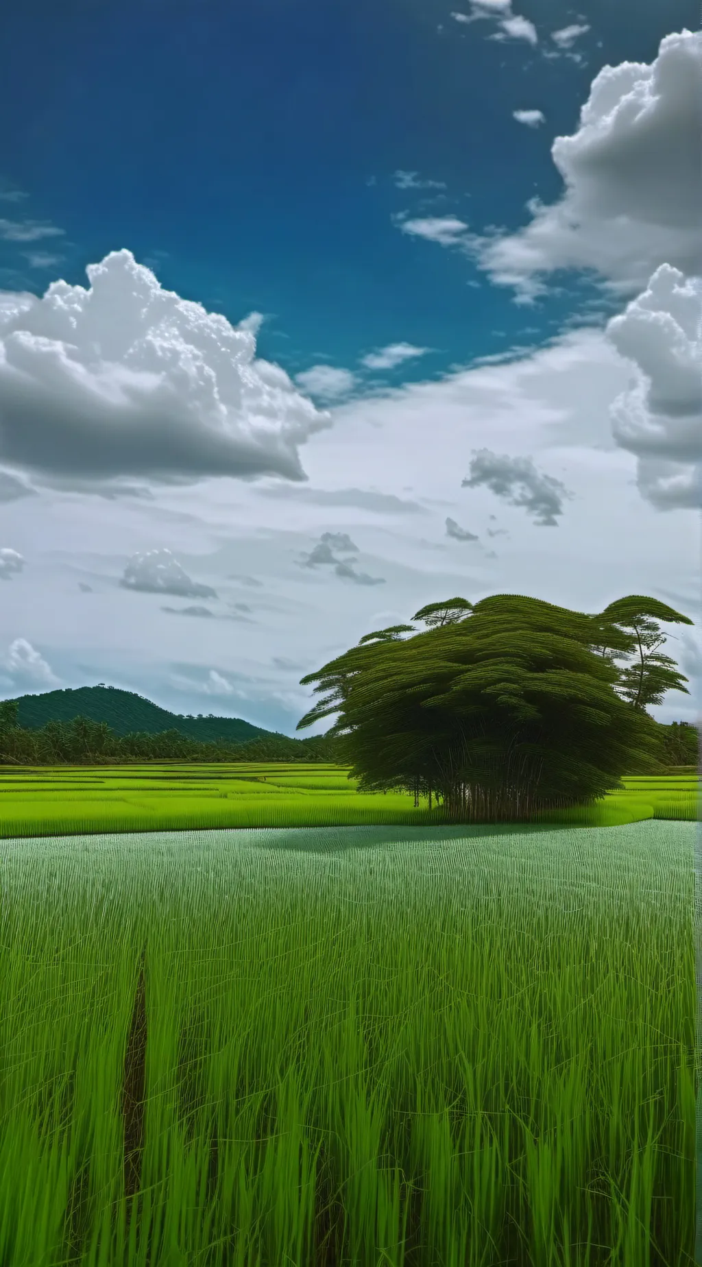 ai character: GRASS background