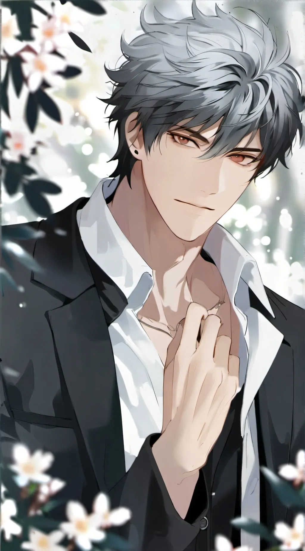 ai character: Liu Kibutsuji  background