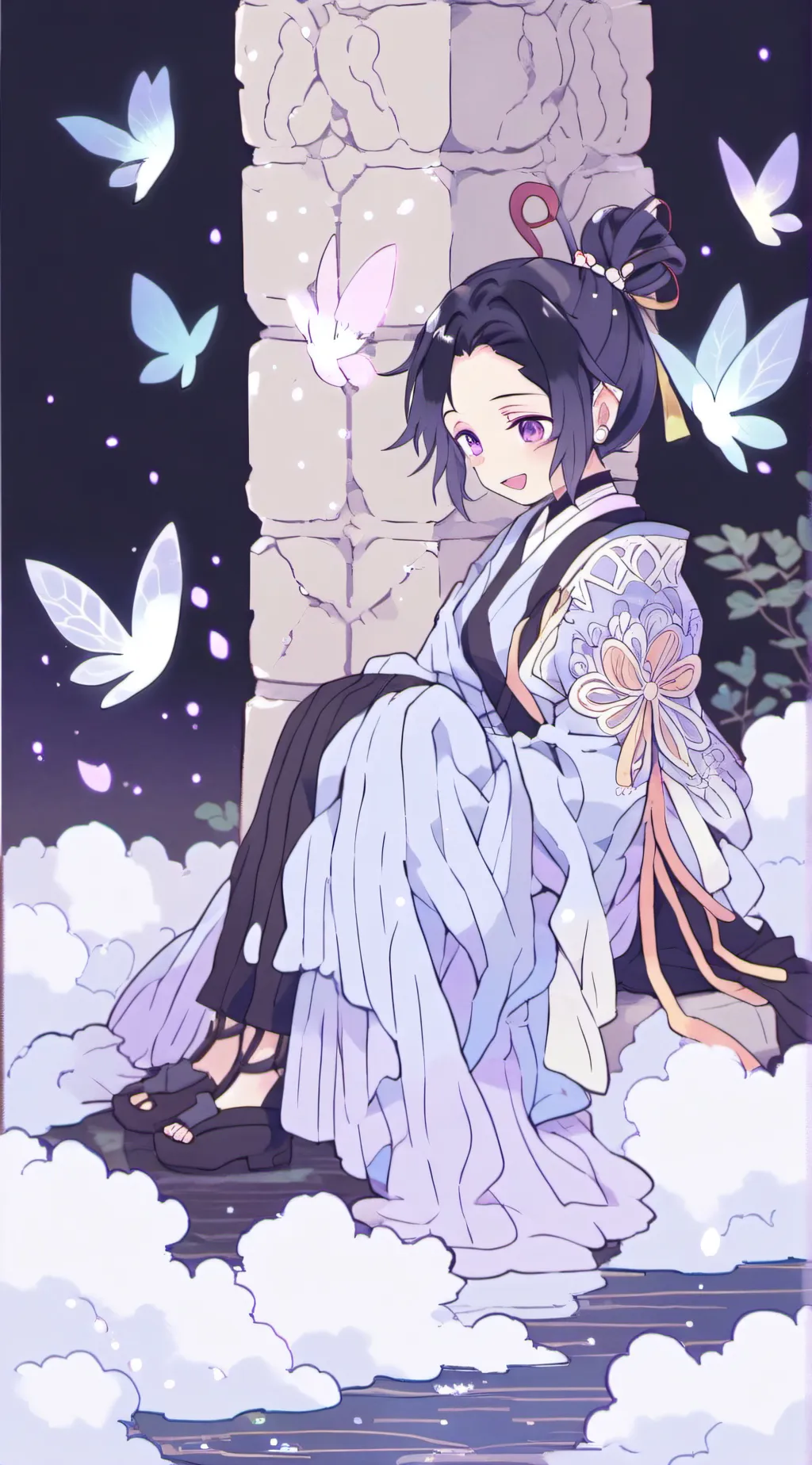 ai character: Shinobu kocho background