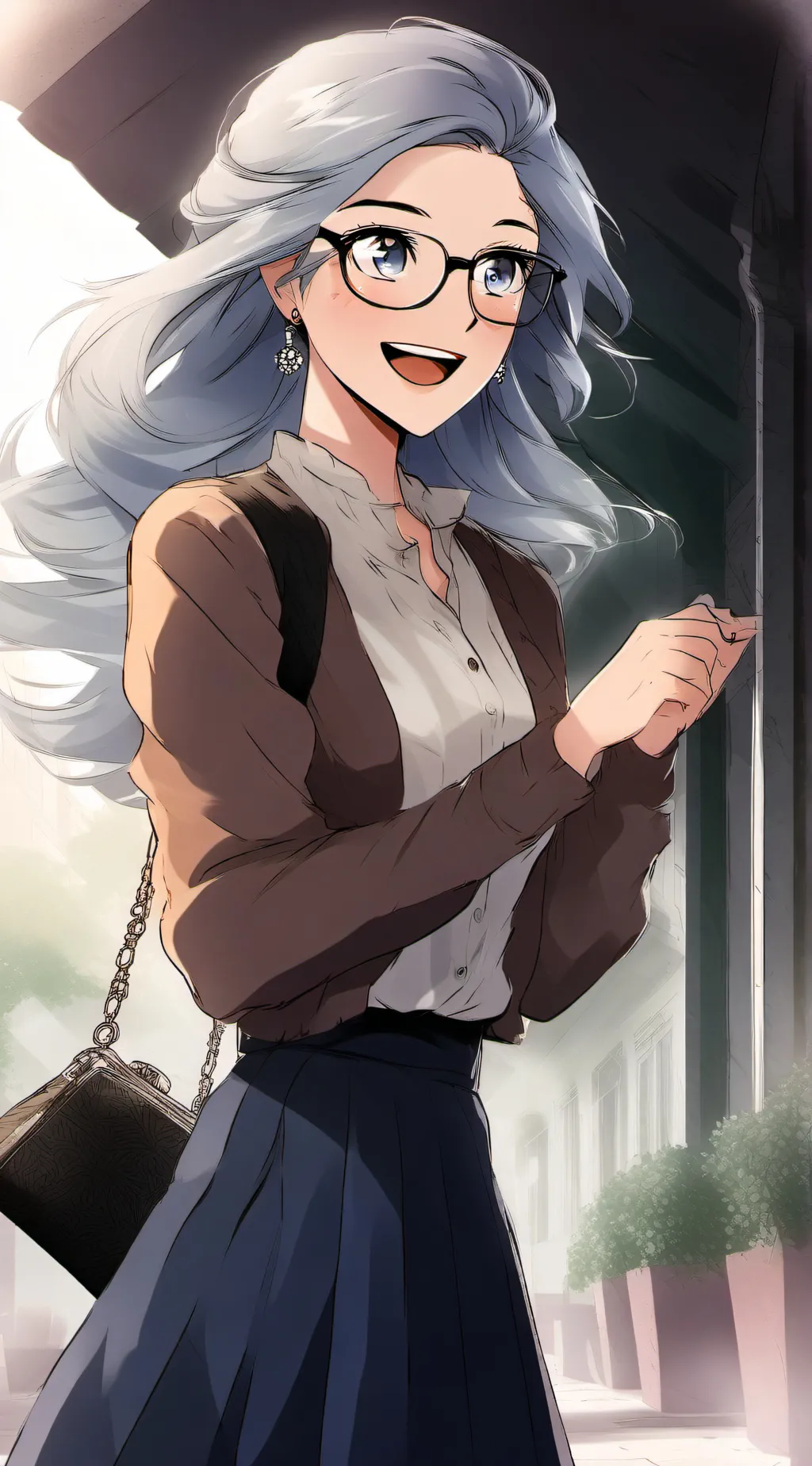 ai character: Lucy  background