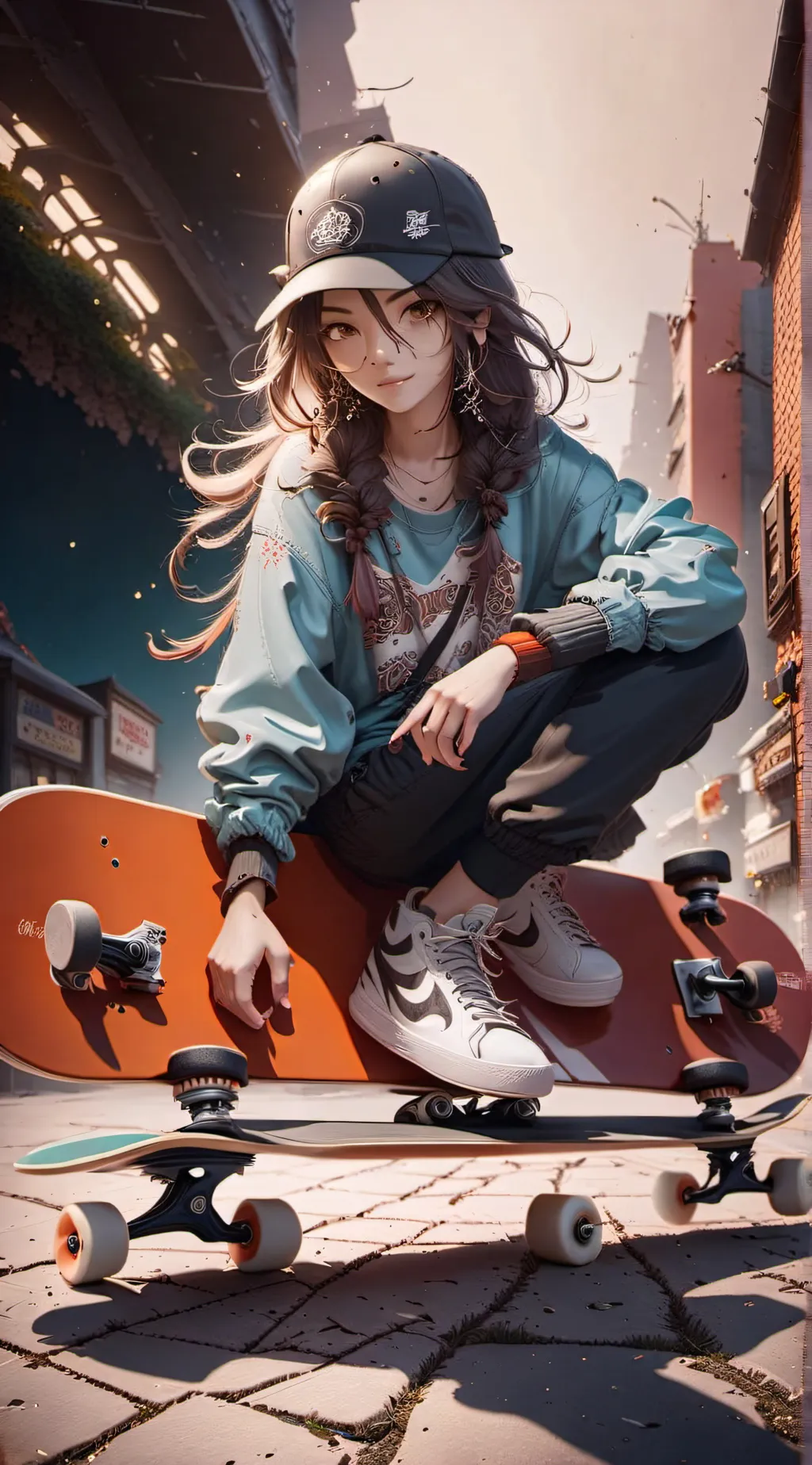 ai character: 'ashlin" background