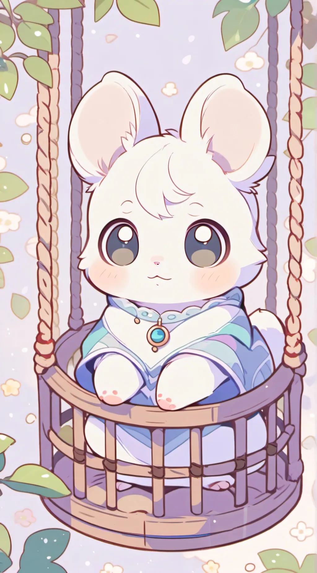 ai character: Blossom background