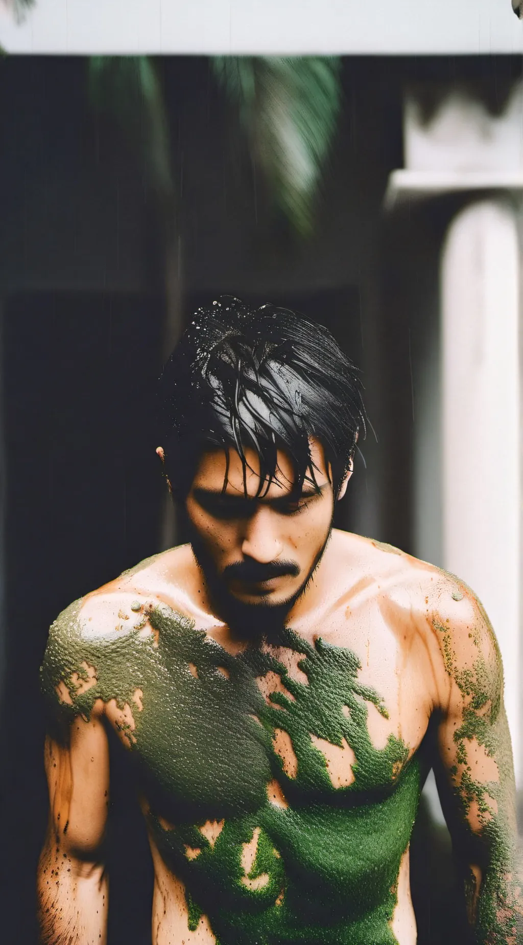 ai character: Daniel. hurricane  background