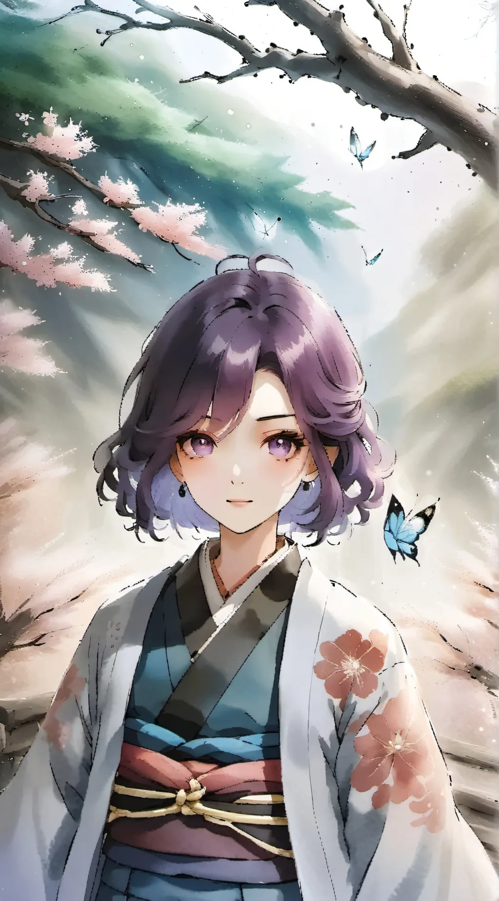 ai character: Shinobu Kocho background