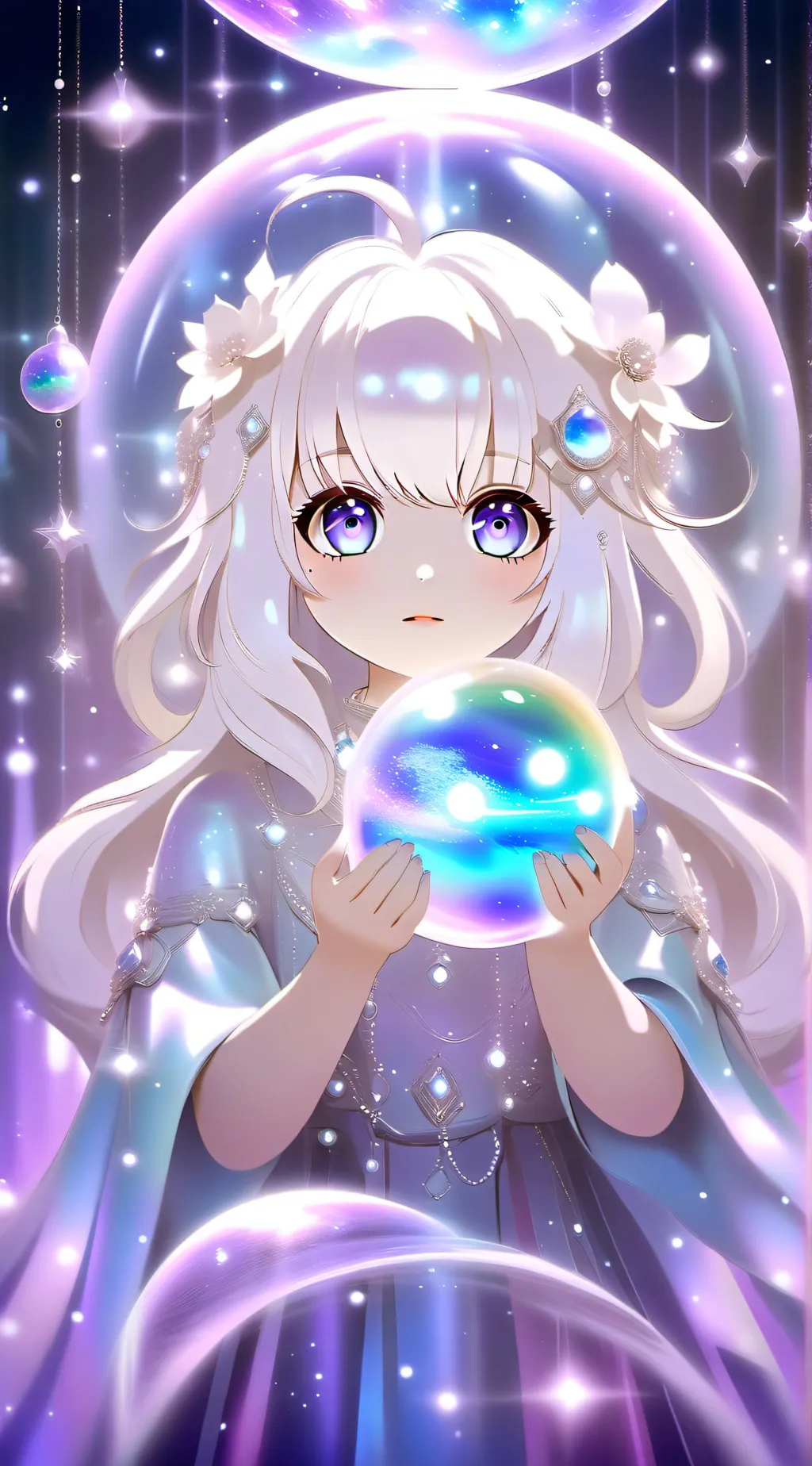 ai character: Moon background