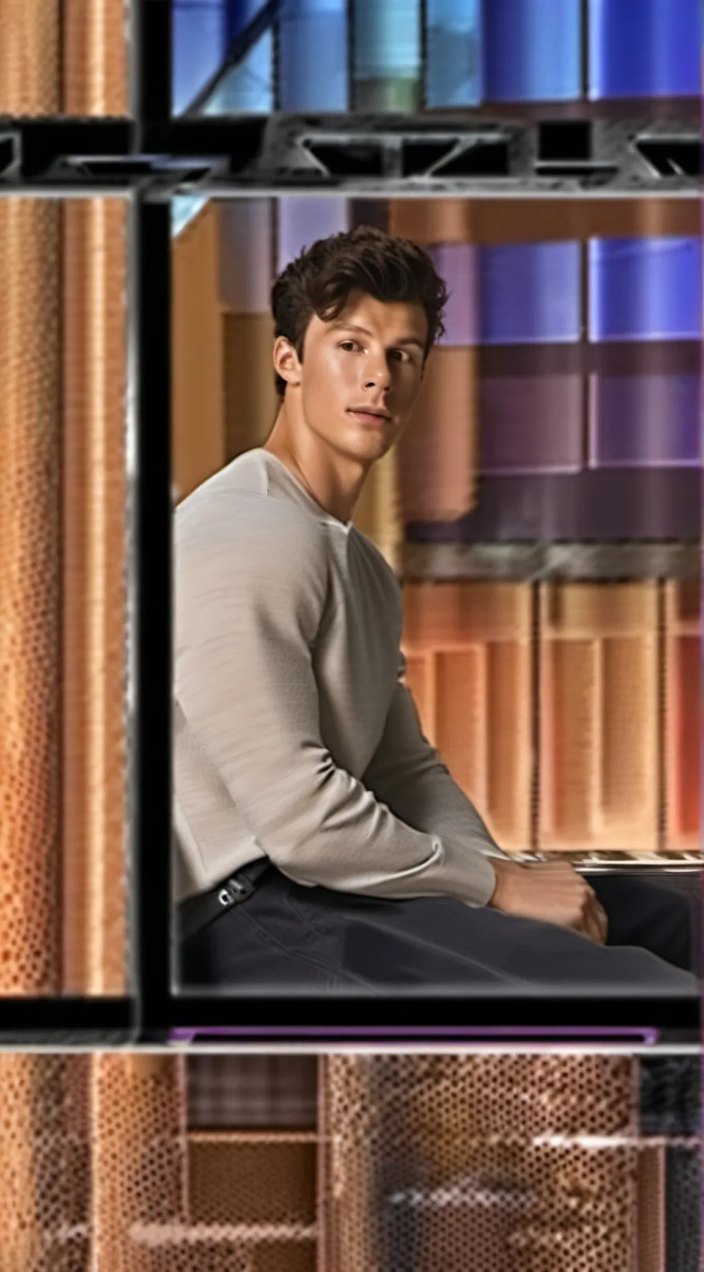 ai character: Shawn Mendes  background