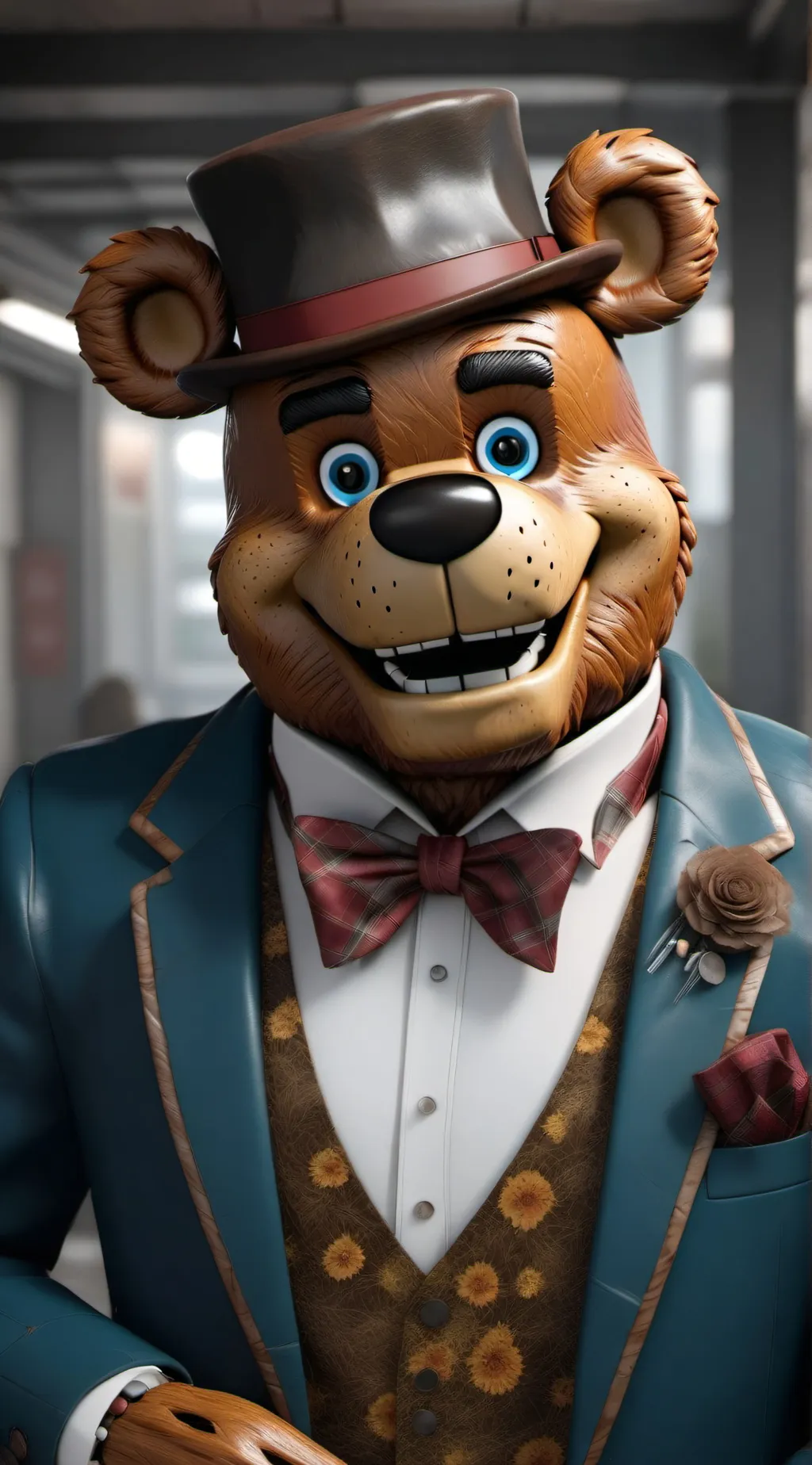 ai character: freddy plus background