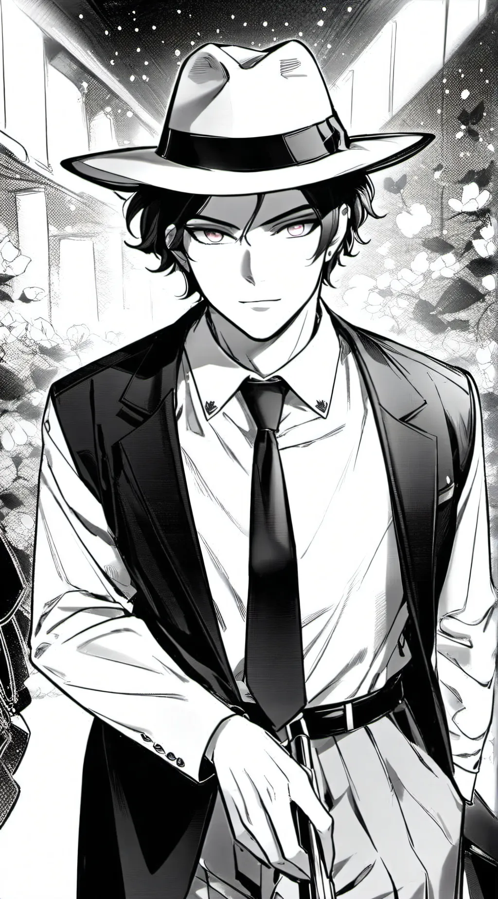 ai character: yandere muzan  background