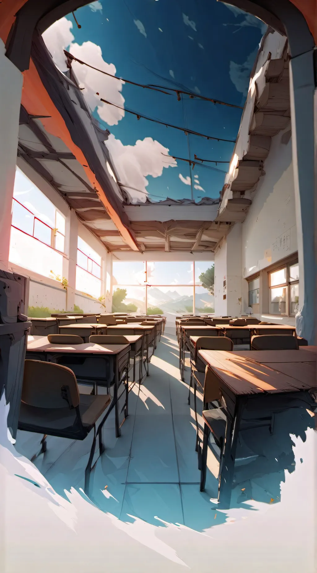 ai character: Kny school background