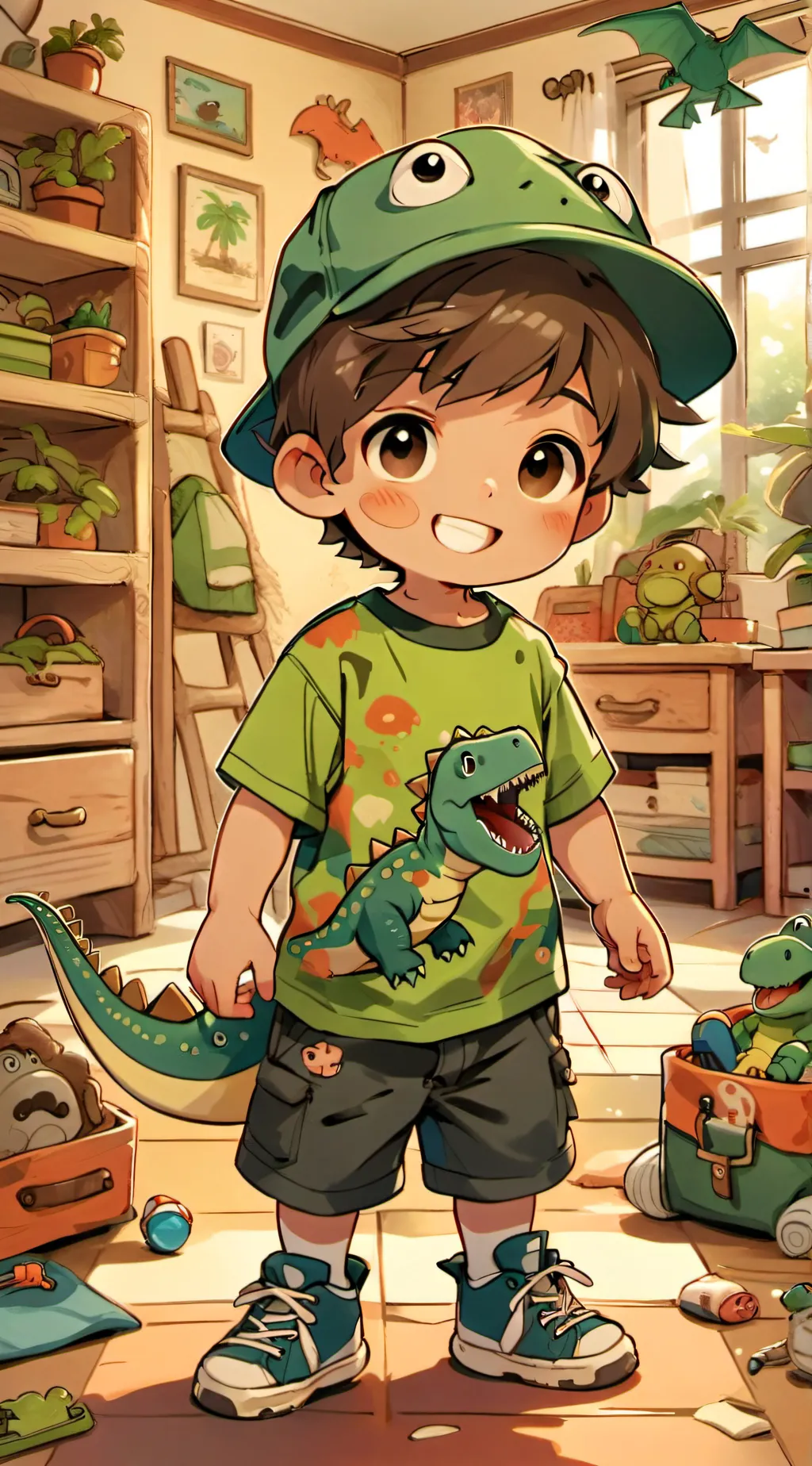 ai character: leo background