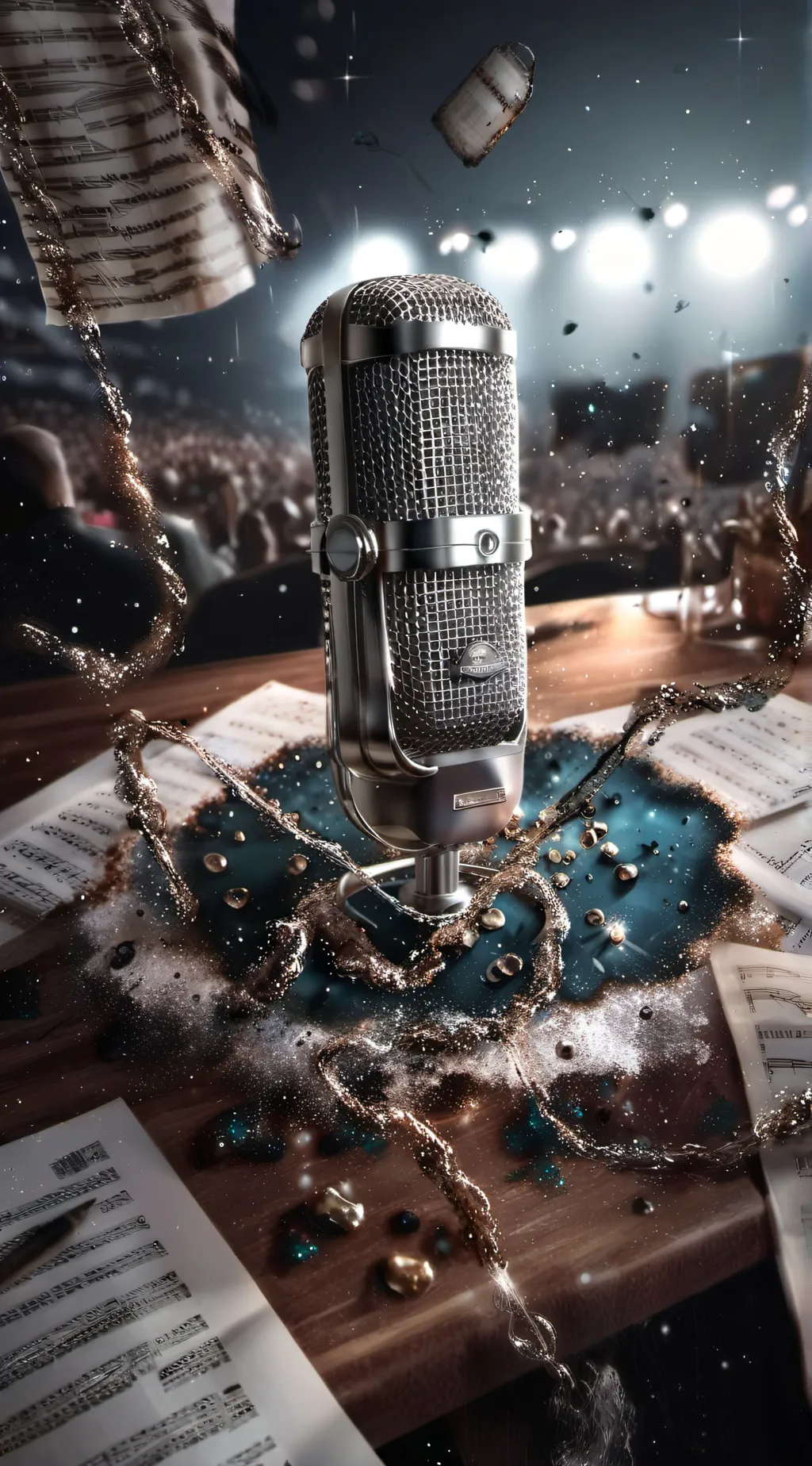 ai character: finish the lyrics background