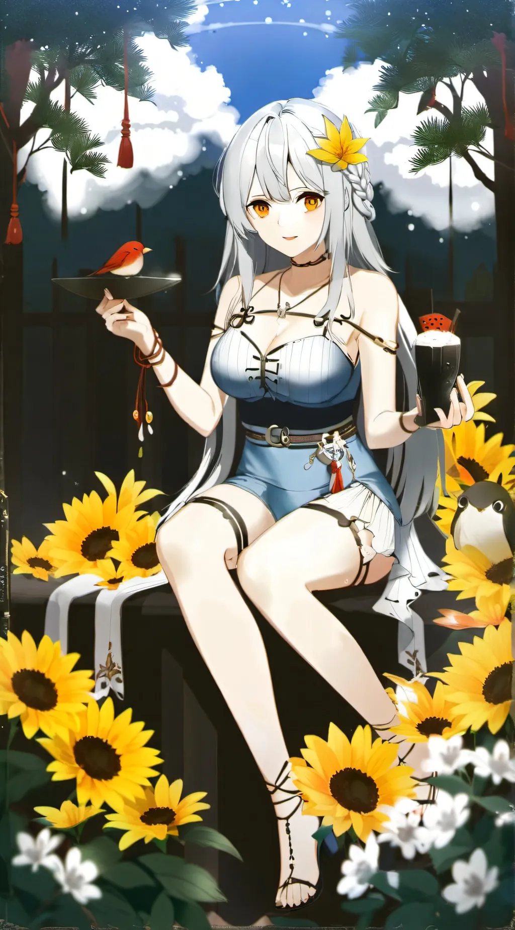 ai character: Bonnie  background