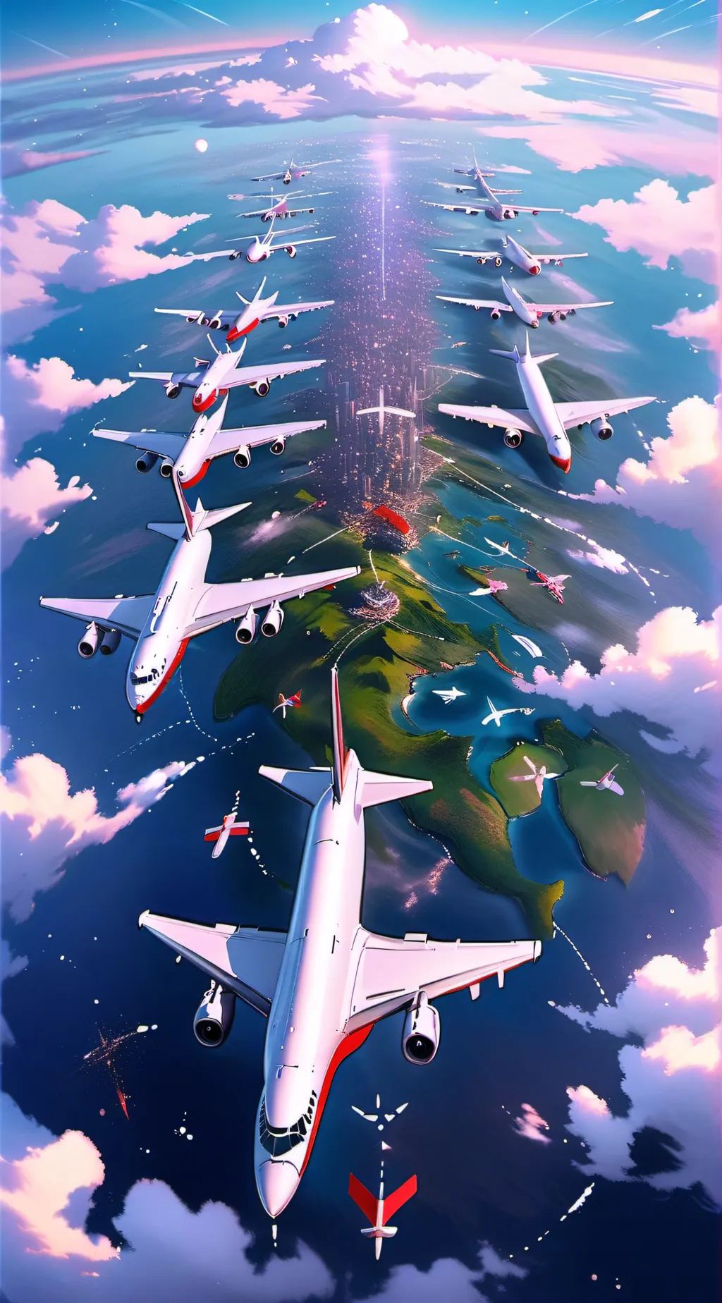 ai character: infinite number of background