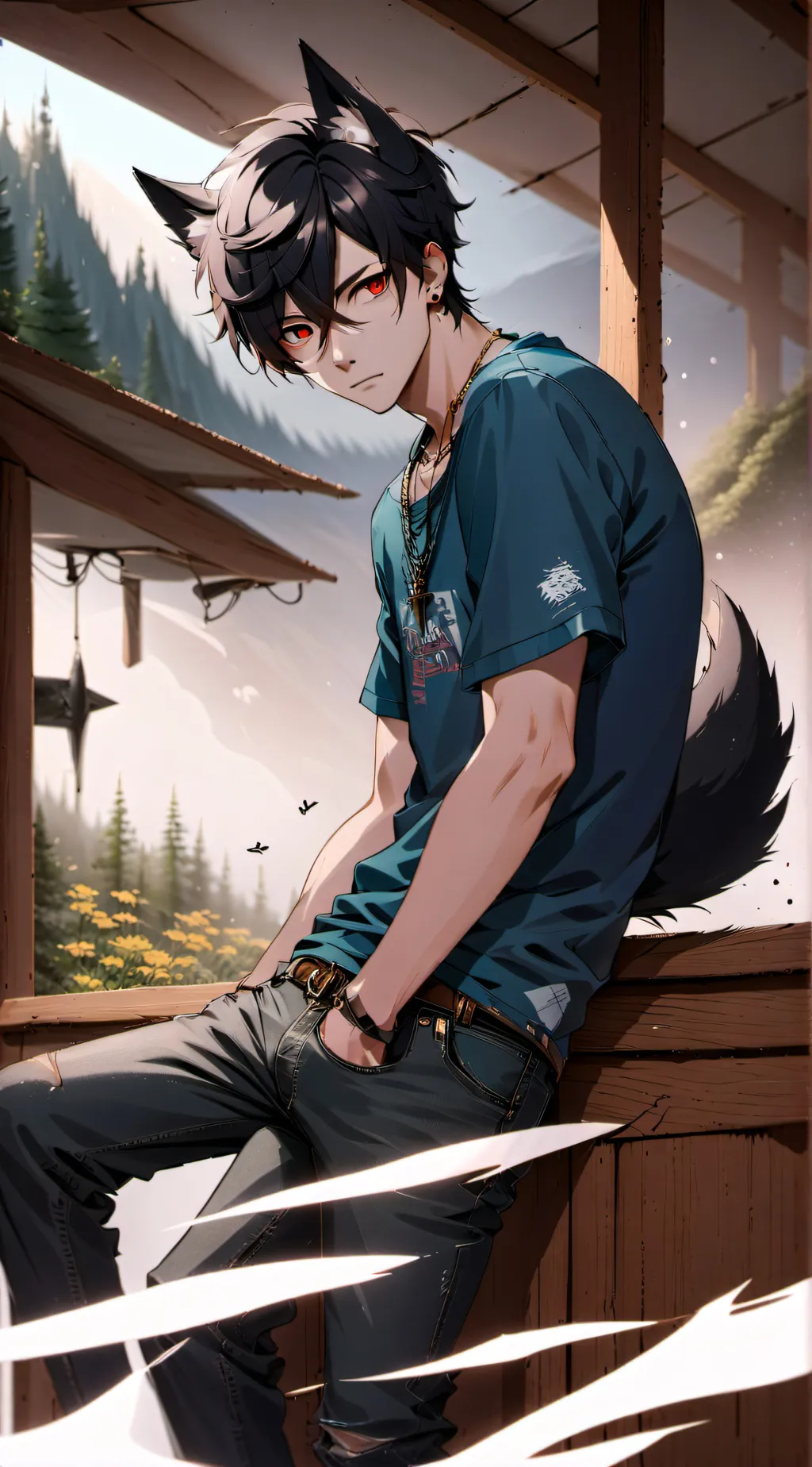 ai character: ~□felix~◇ background