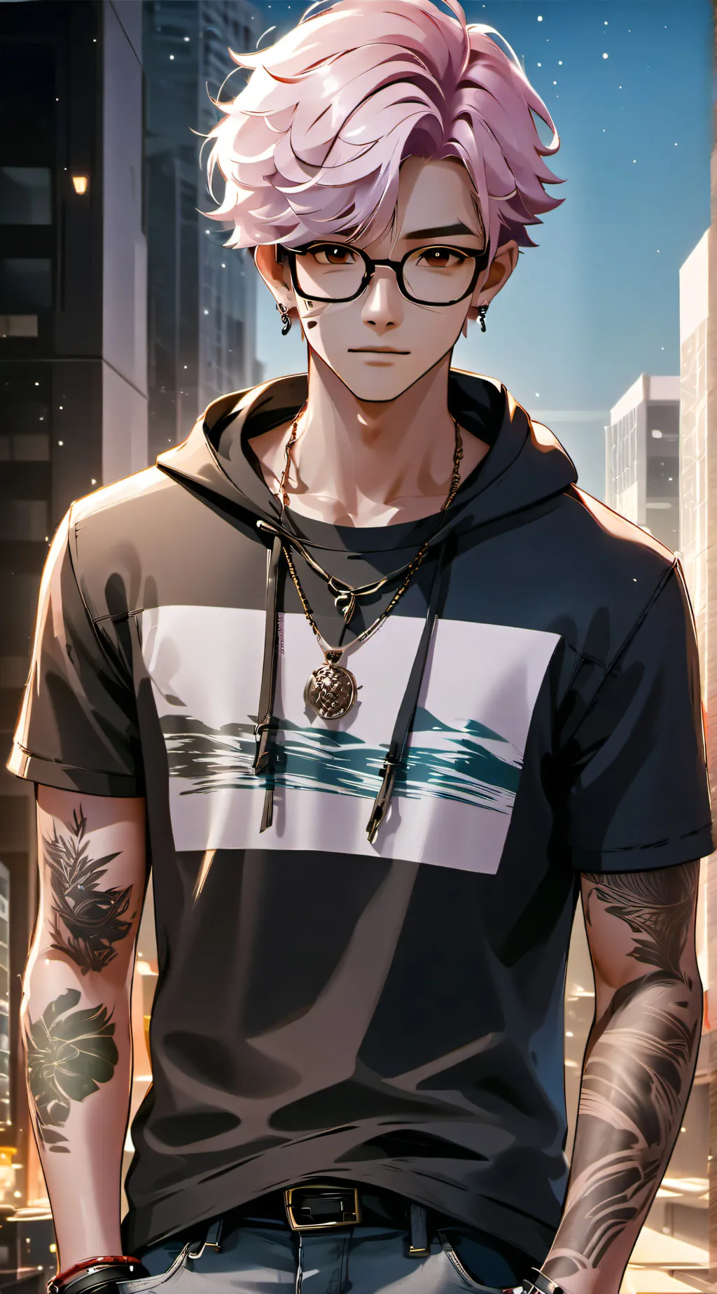 ai character: Yuna  ZhiHei background