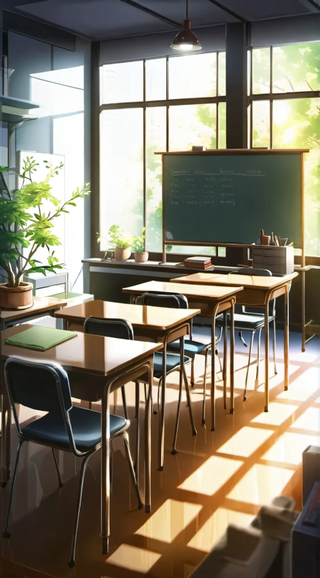 ai character: CLASS 1-A background