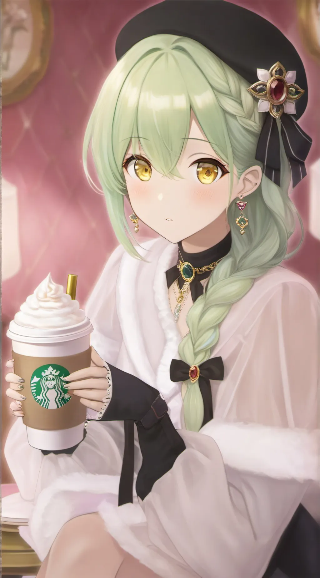 ai character: katie  background