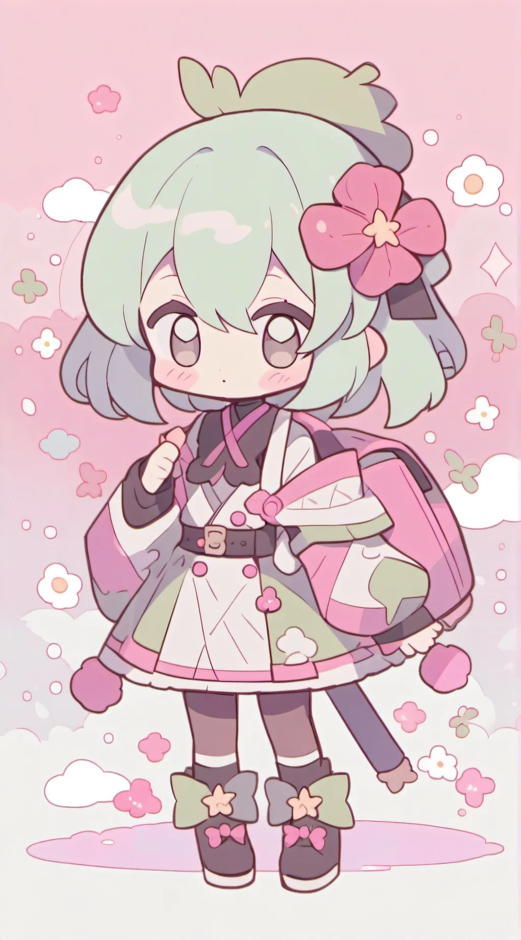 ai character: muichiro background