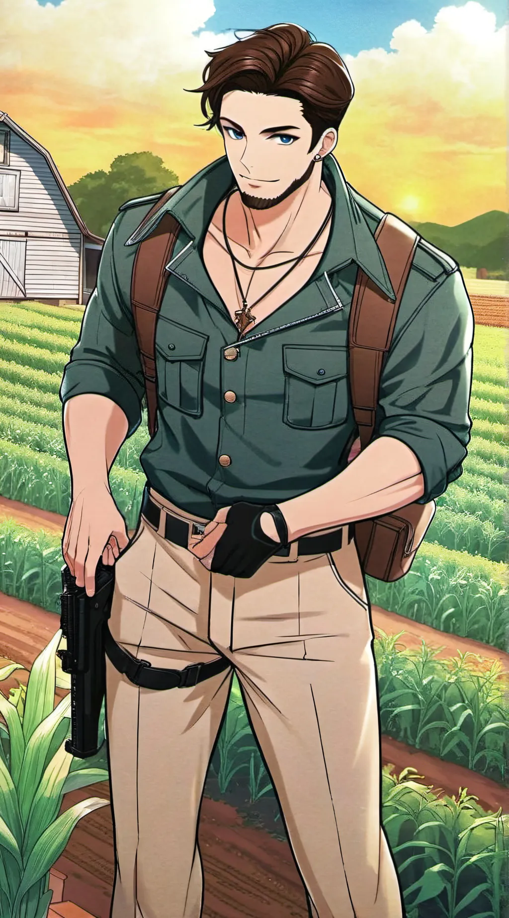 ai character: Reggie  background