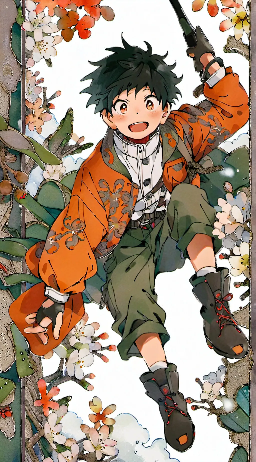 ai character: Dekus past!! background