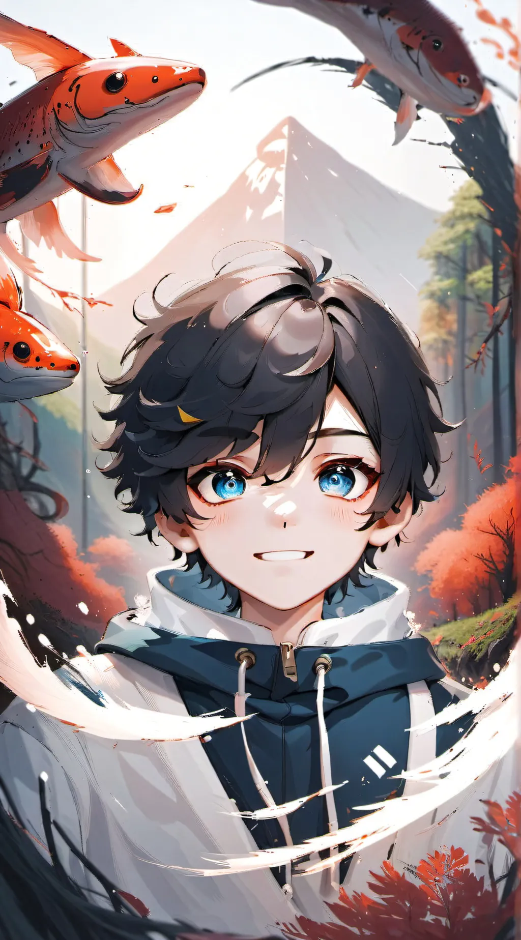 ai character: Lucas  background