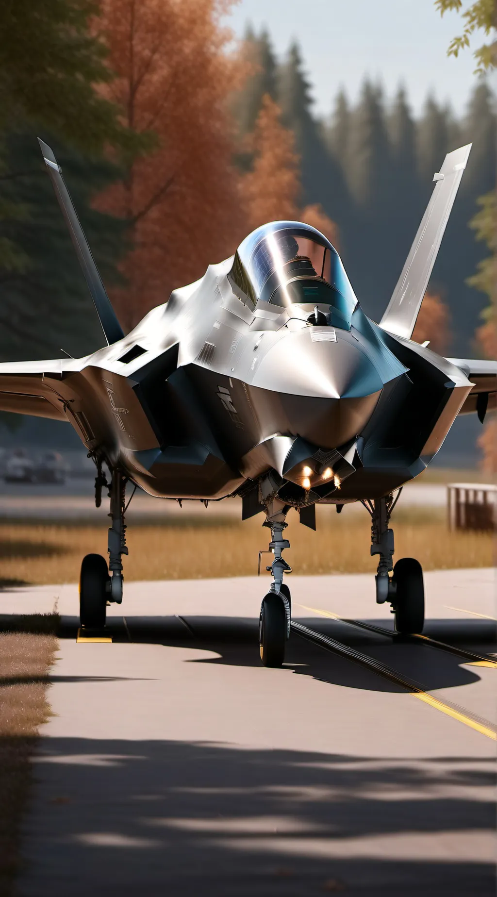ai character: F-35 Lightning-2 background