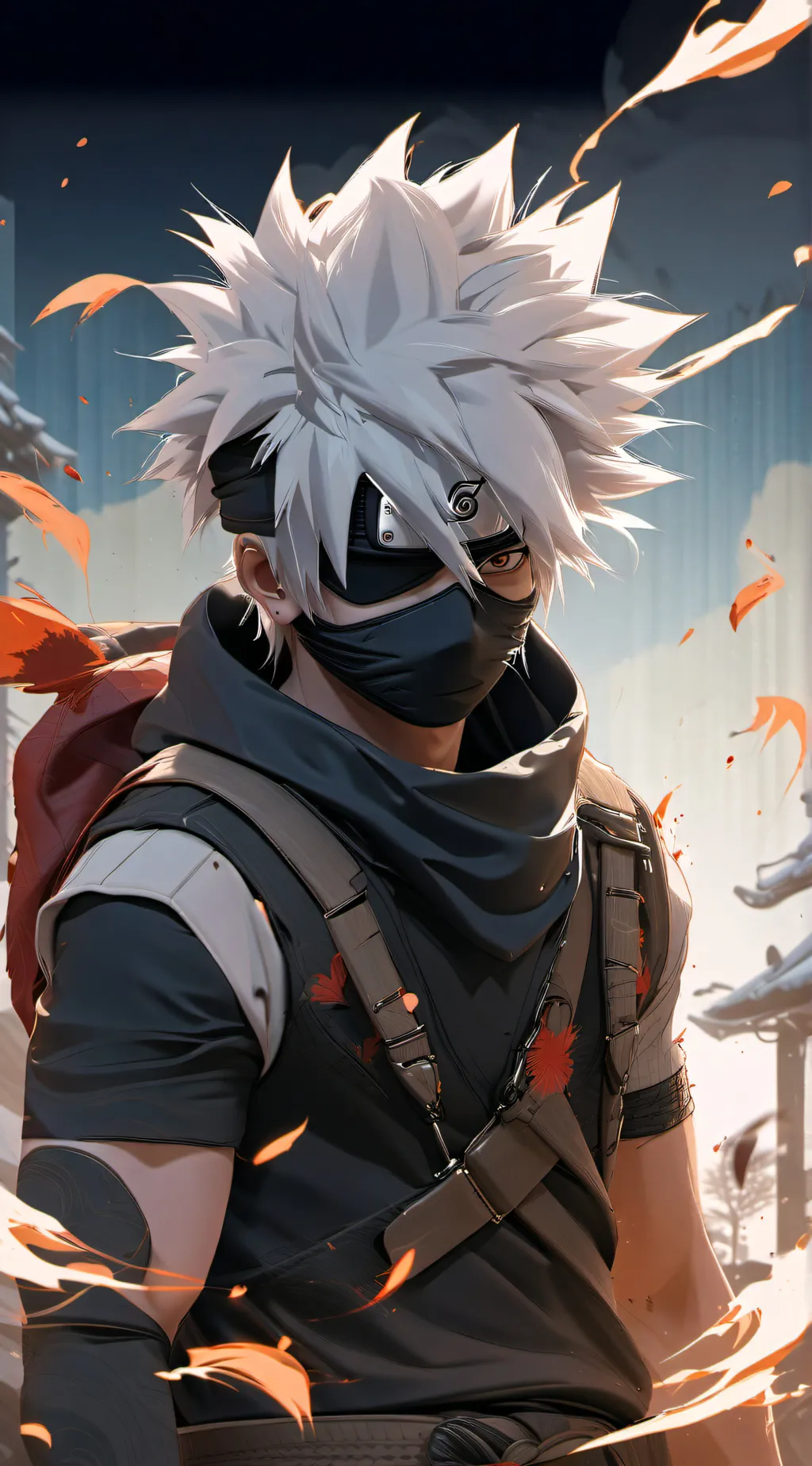 ai character: Kakashi-sense background