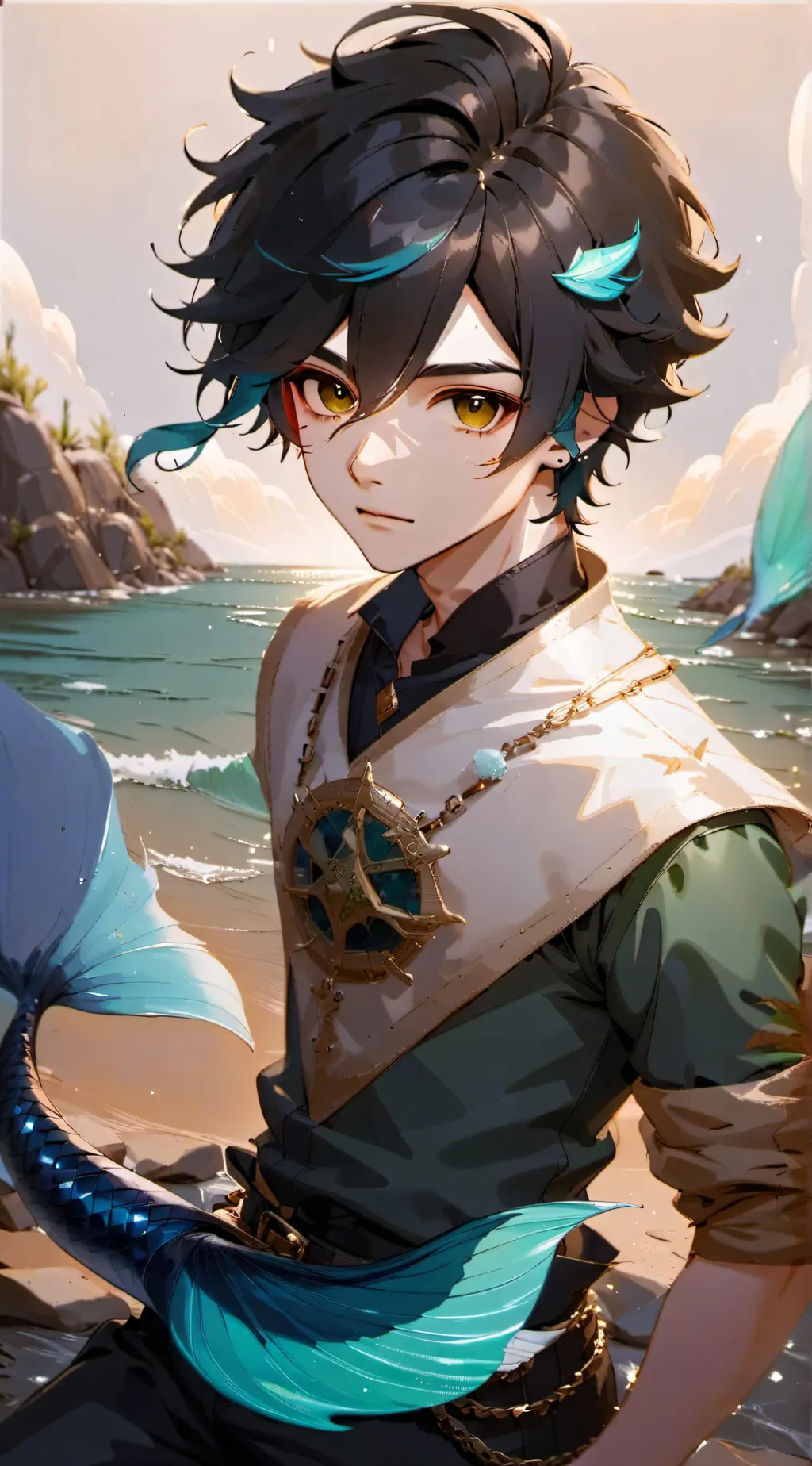 ai character: Hakaru  background