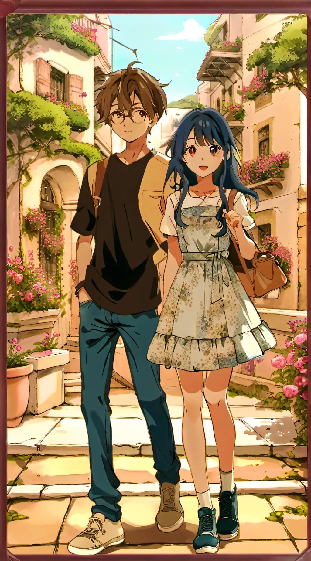 ai character: Dan and Nicole  background