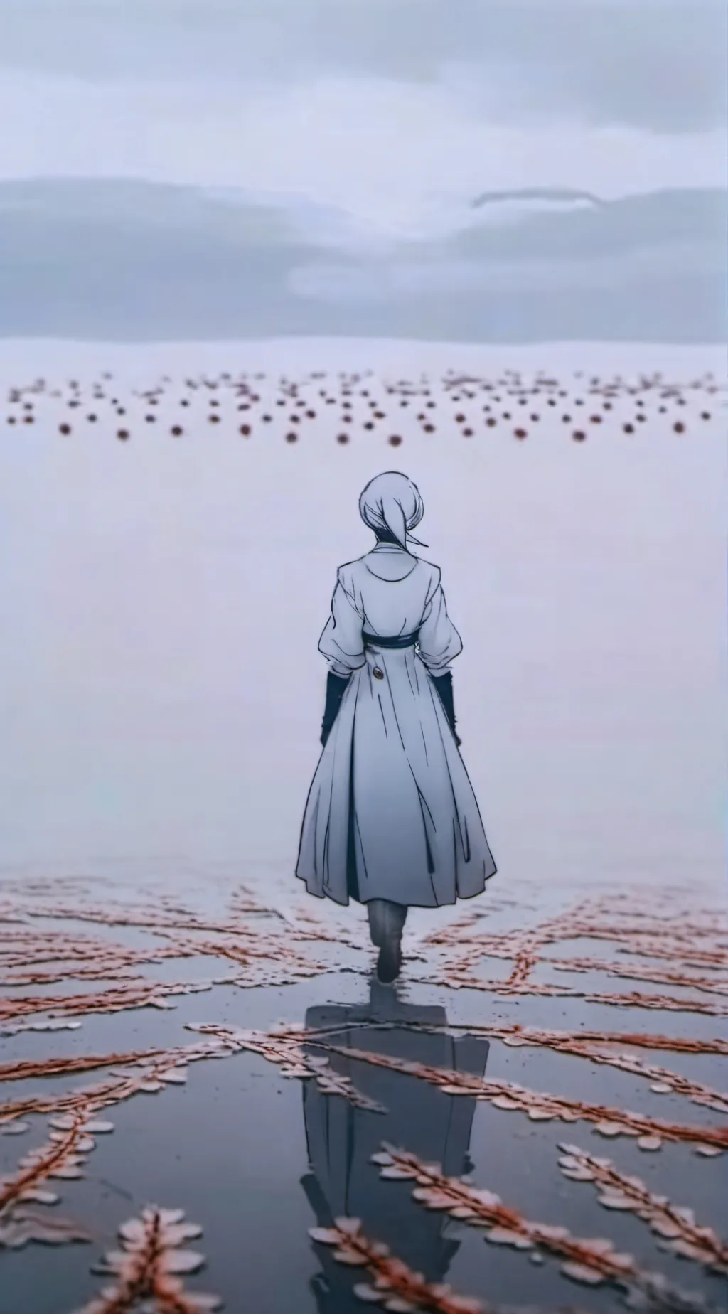 ai character: Tv woman background