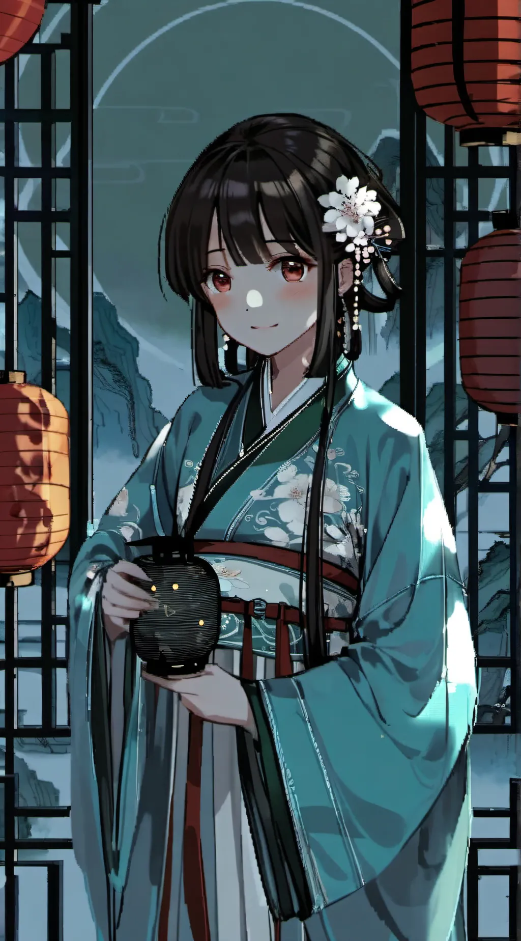 ai character: Hinata background