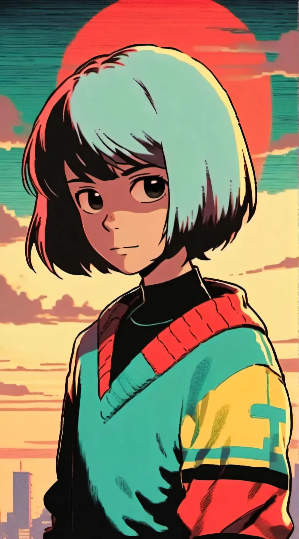 ai character: Frisk  background