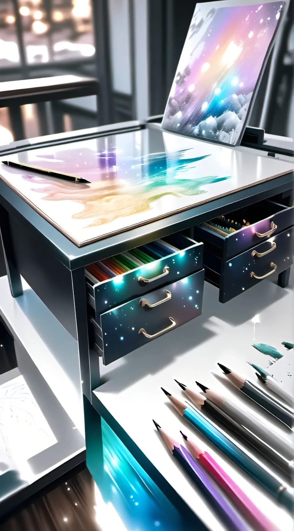 ai character: Mha secret party background