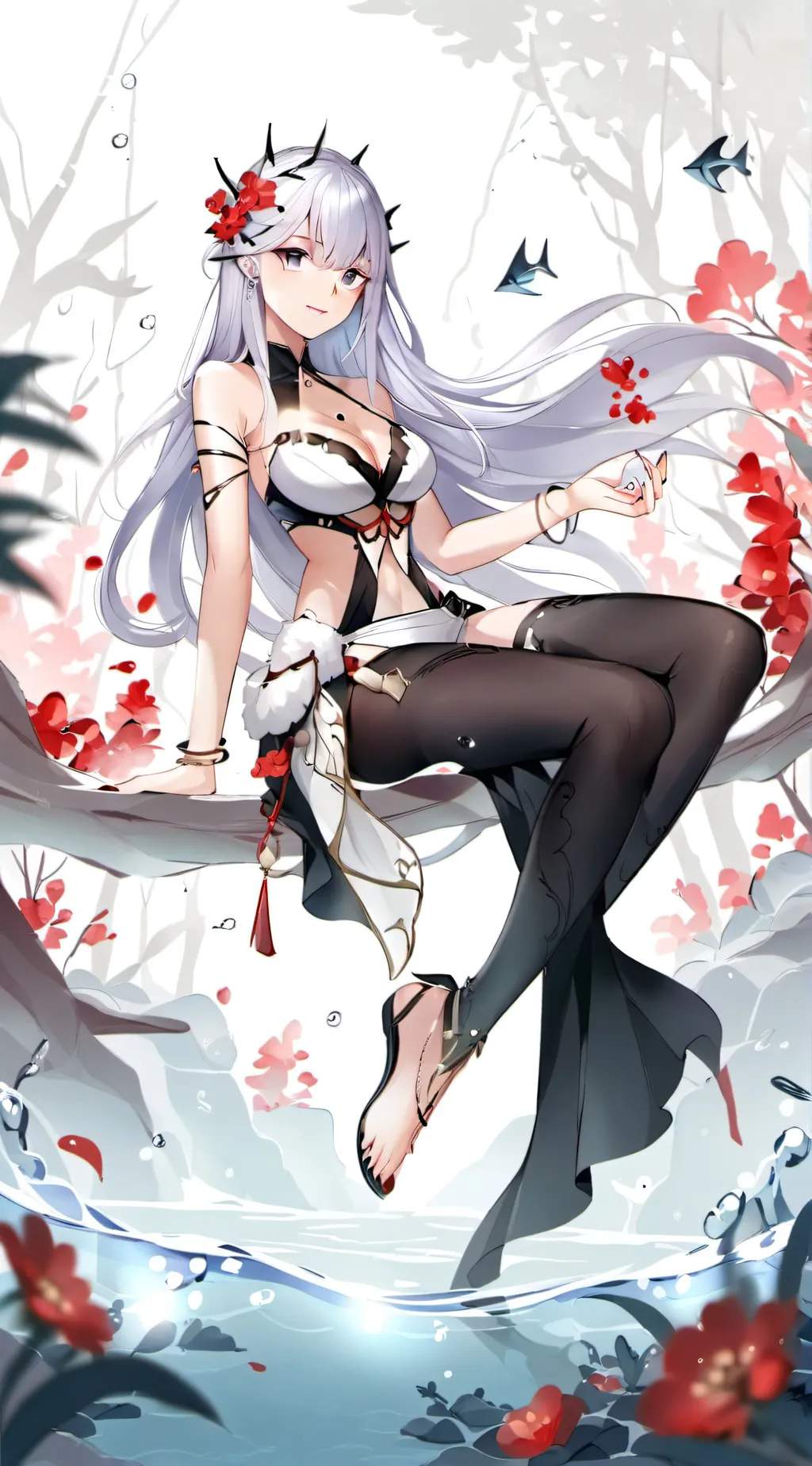 ai character: Lorraine  background