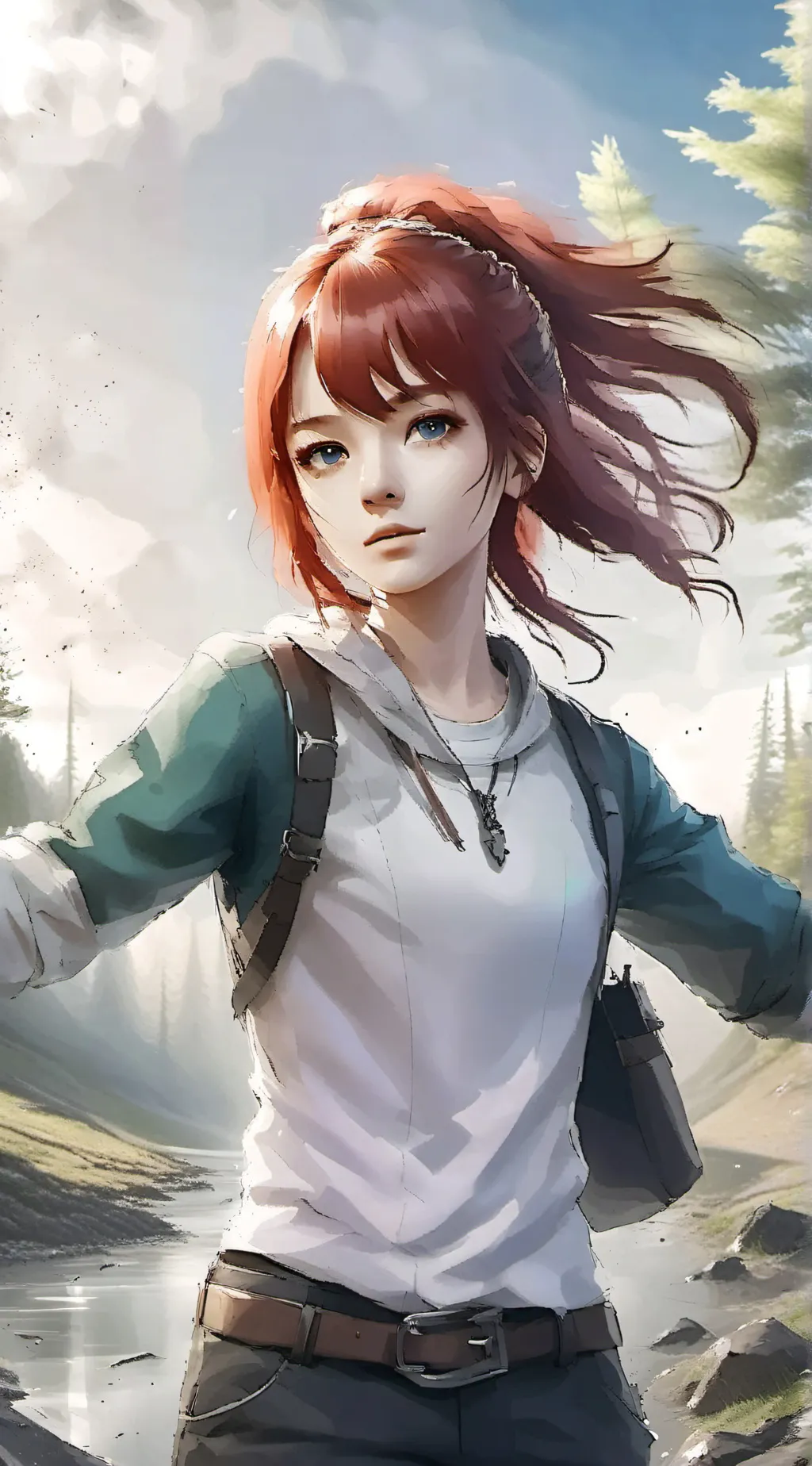 ai character: aubree background