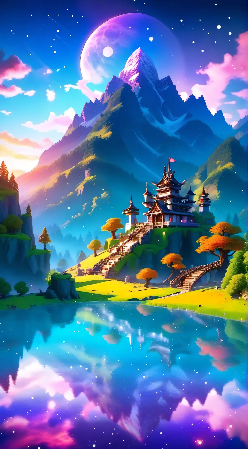 ai character: Apmau and friends  background