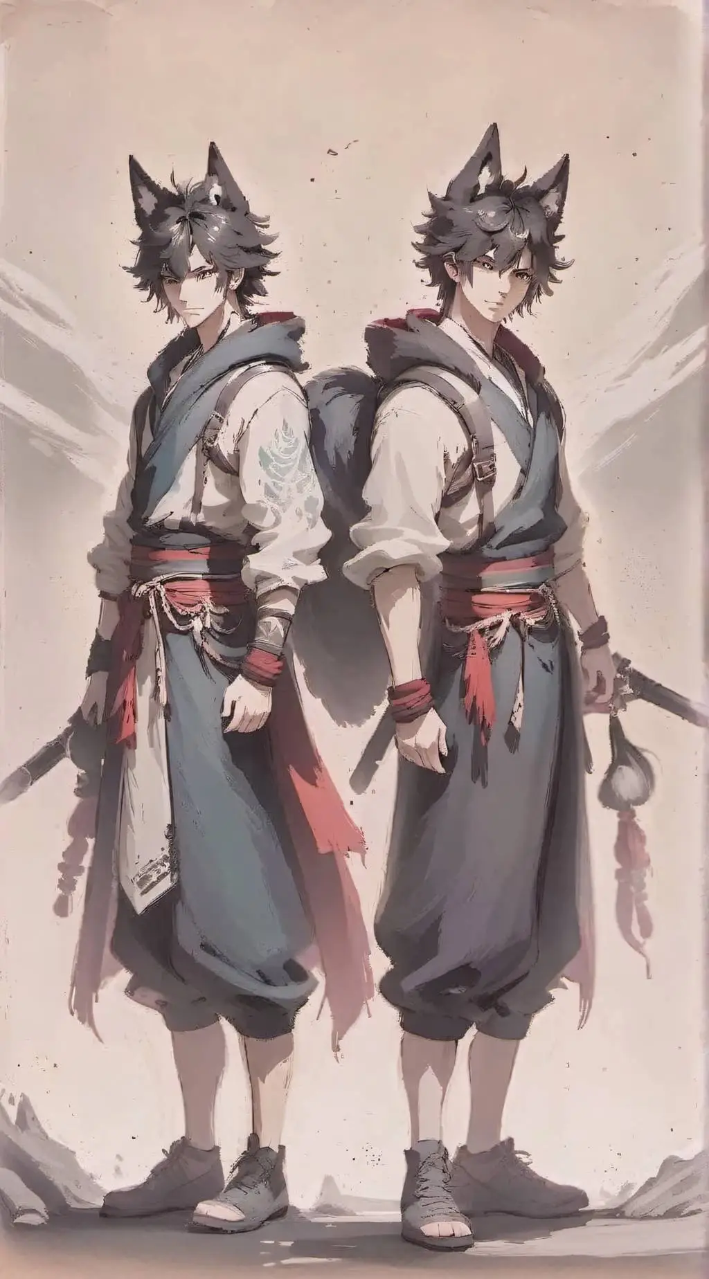 ai character: Darkon and Ren background