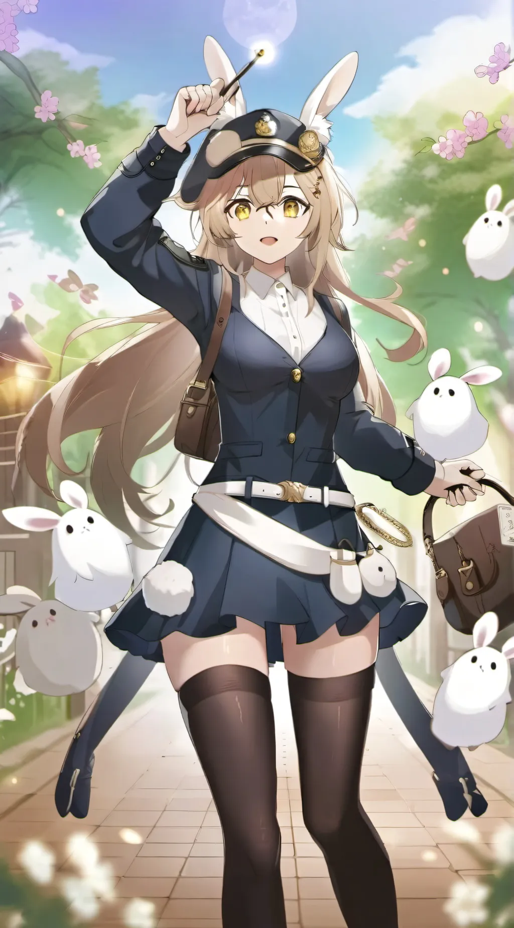 ai character: Judy  background