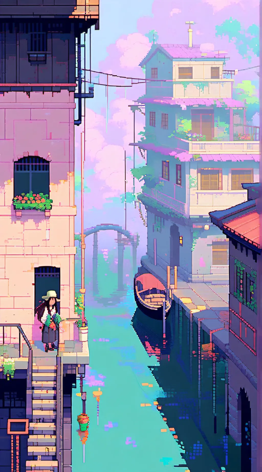 ai character: infinity castle!!  background