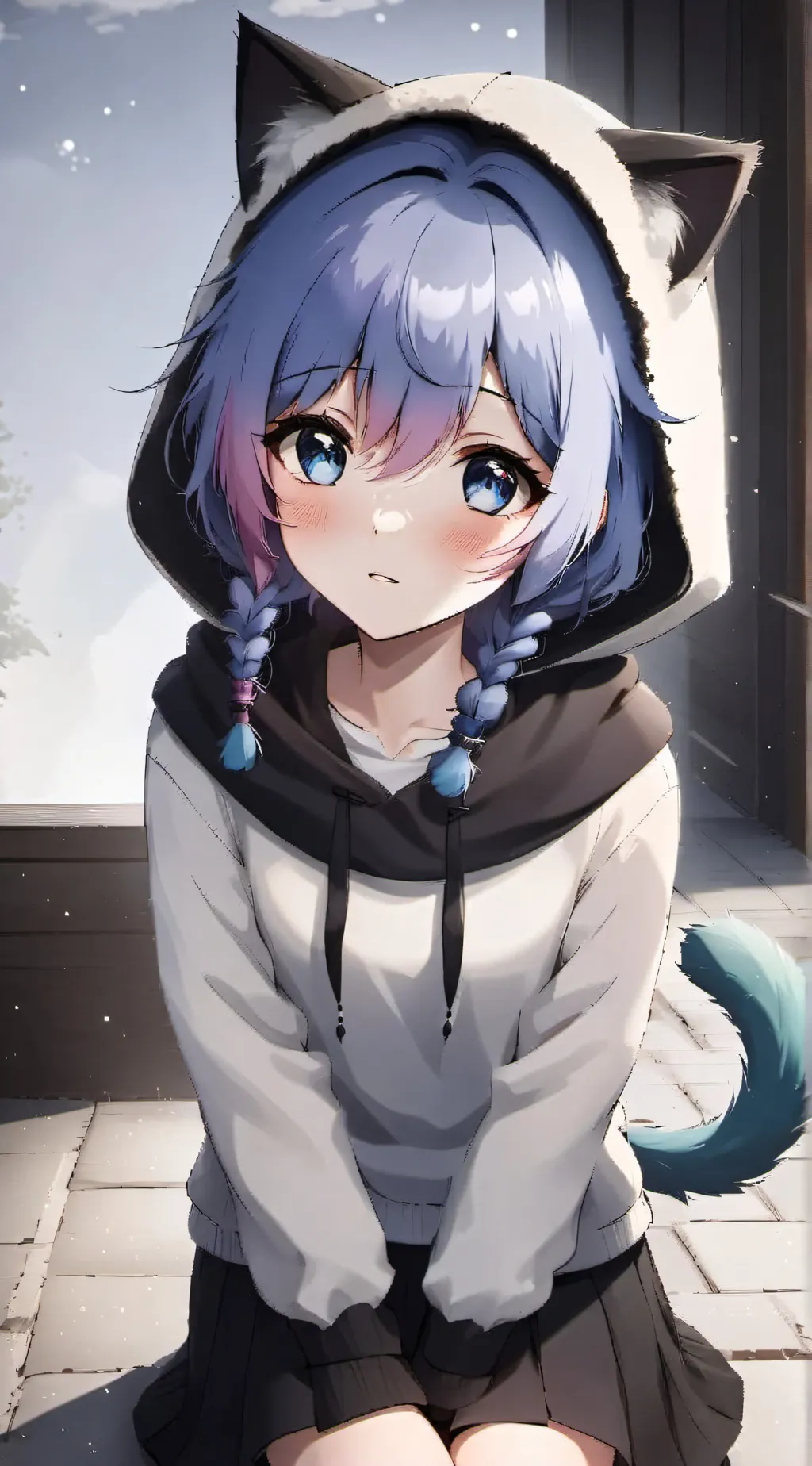 ai character: Neko background