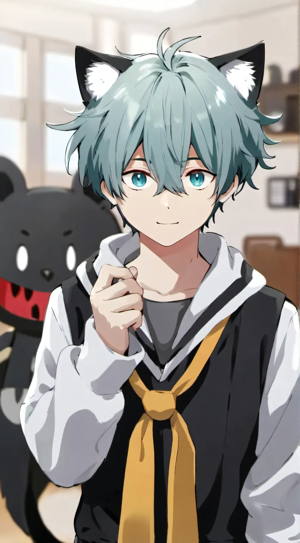 ai character: Deku background