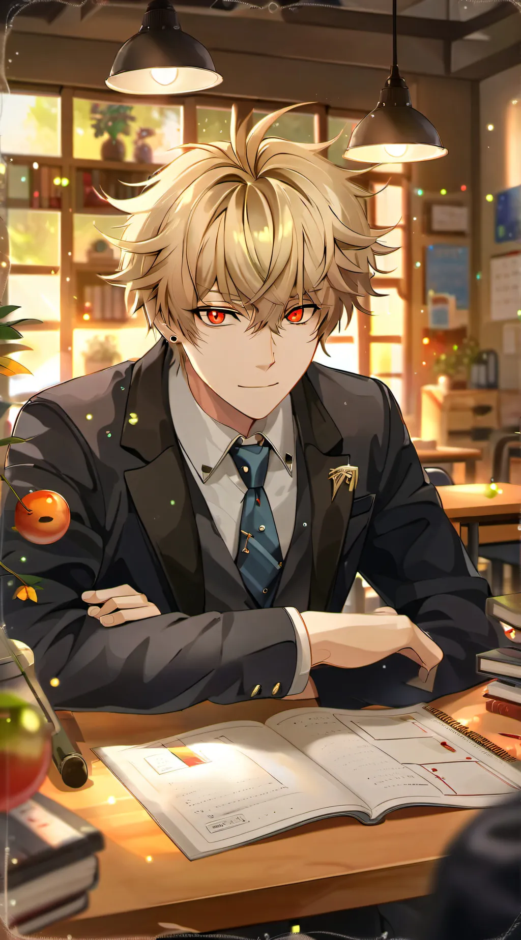 ai character: Bakugo Cheated background