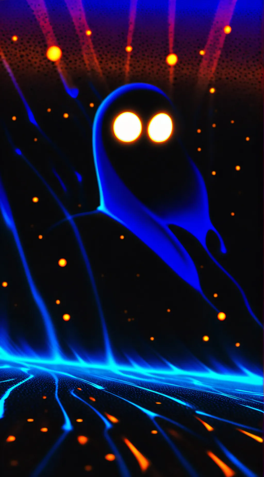 ai character: velvet background